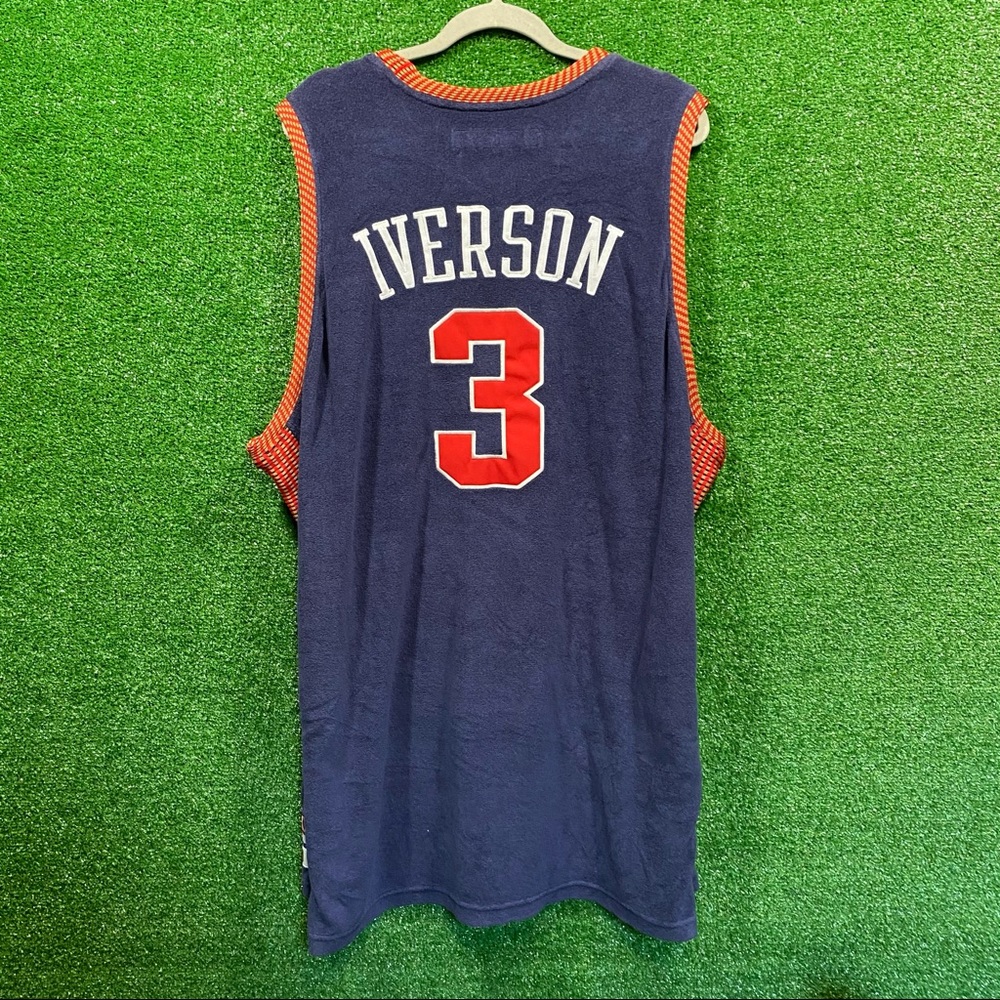 COPY - Vtg Reebok ALLEN IVERSON SYRACUSE NATIONAL…